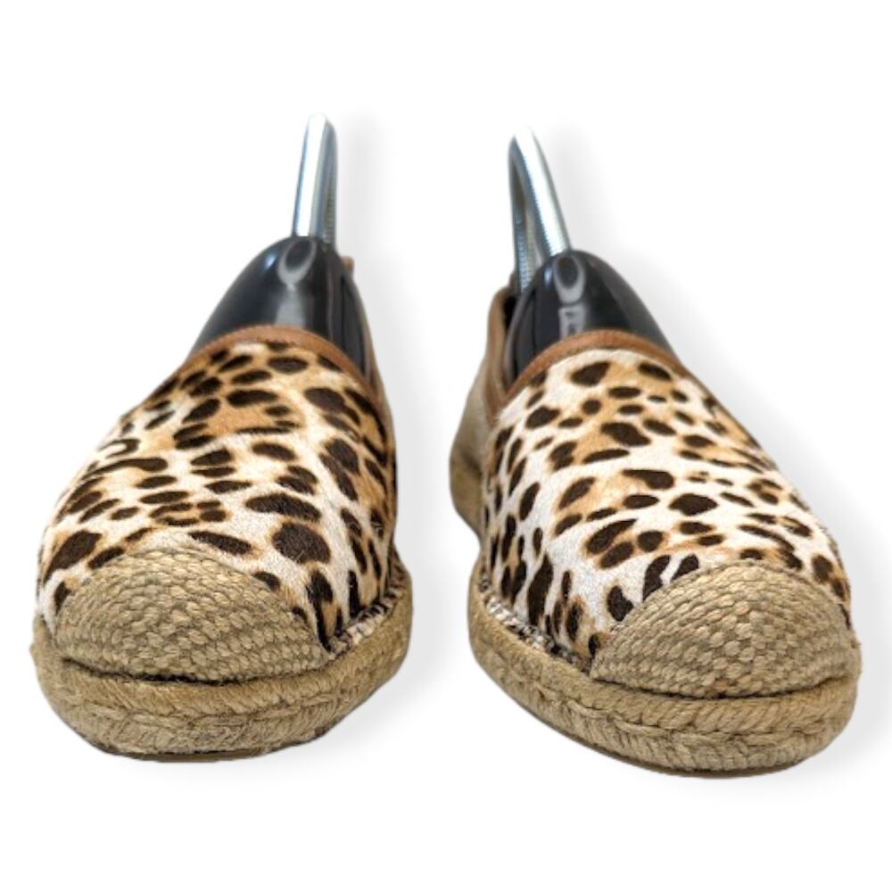 Stuart Weitzman Cheetah Print Leather Espadrilles… - image 4